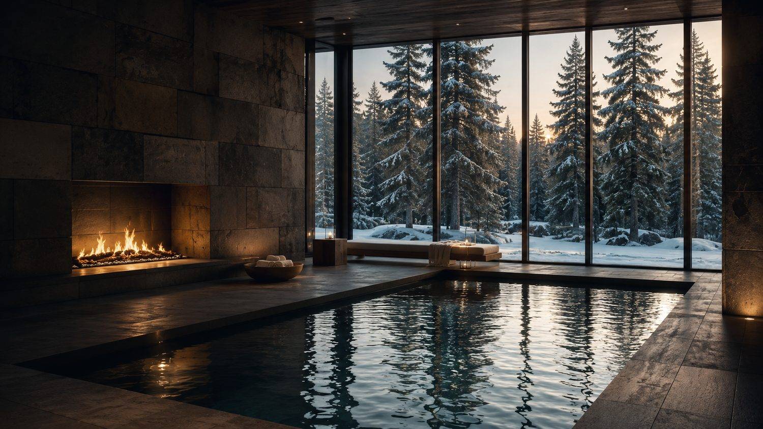 The recovery pool, fire and forest beyond